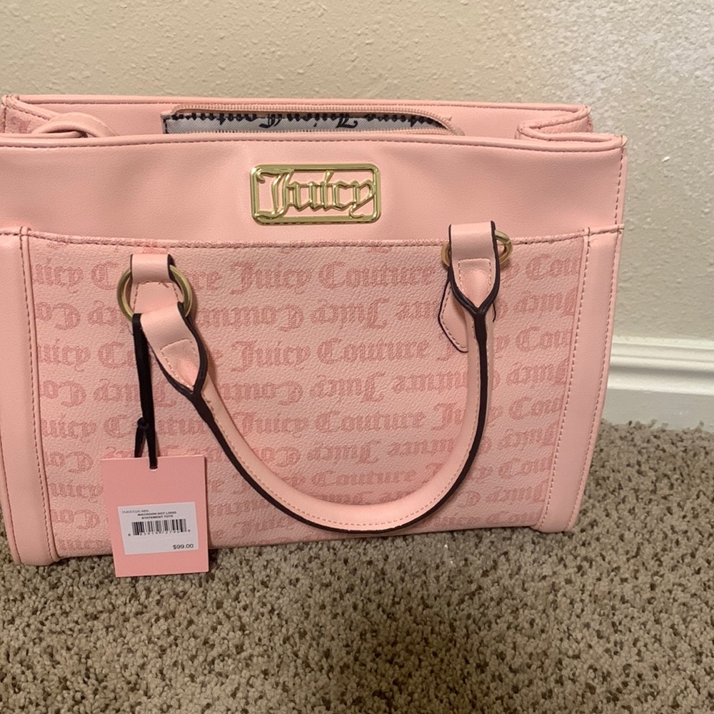 NWT!!! Juicy Couture PINK logo tote!